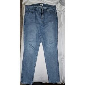 Loft Jeans Women's Size 10 Light Blue Curvy‎ Skinny